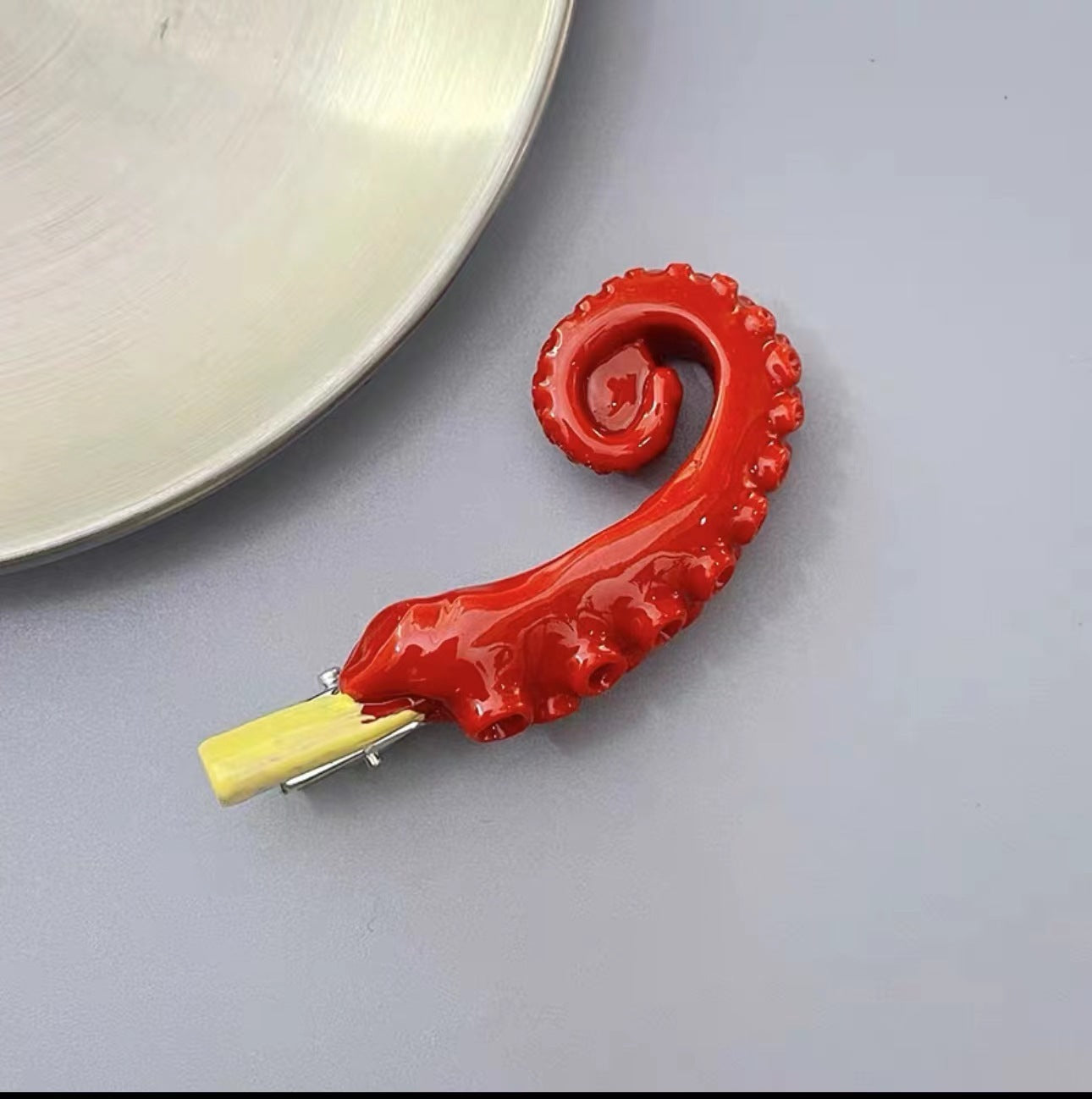 Creative Food Barrettes Seafood Funny