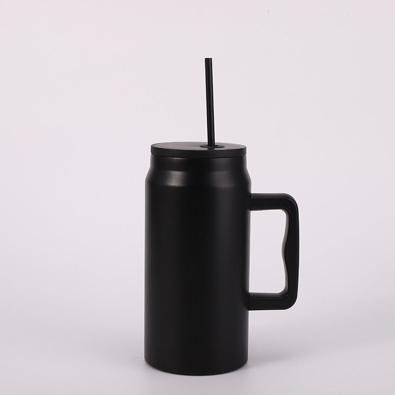 Portable Stainless Steel Large Capacity Vacuum Cup With Handle