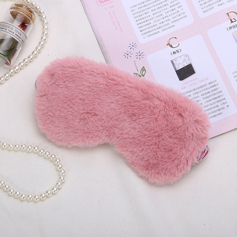 Home Fashion Sleep Plush Eye Mask