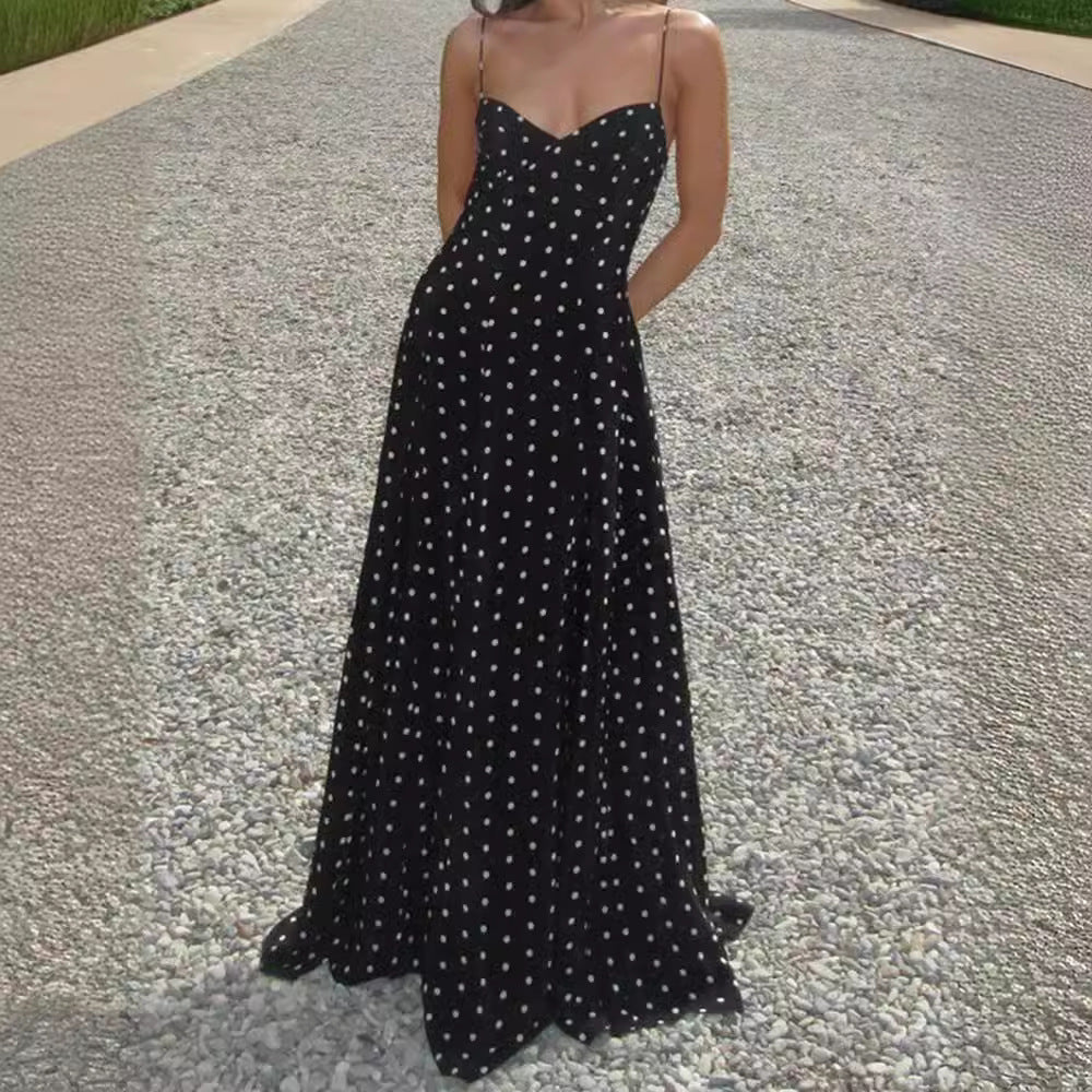 Women's Fashion Personalized Flower Sling Dress