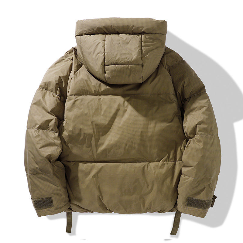 Men's Tooling Down Jacket Large Size Stylish Simple And Warm