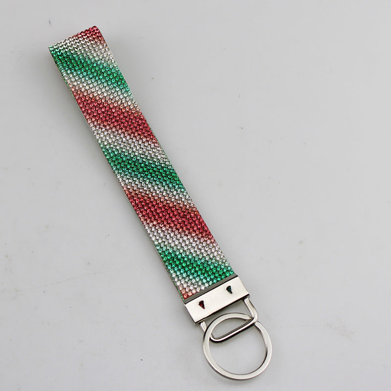 Diamond Background Color Is Sequined Wrist Strap