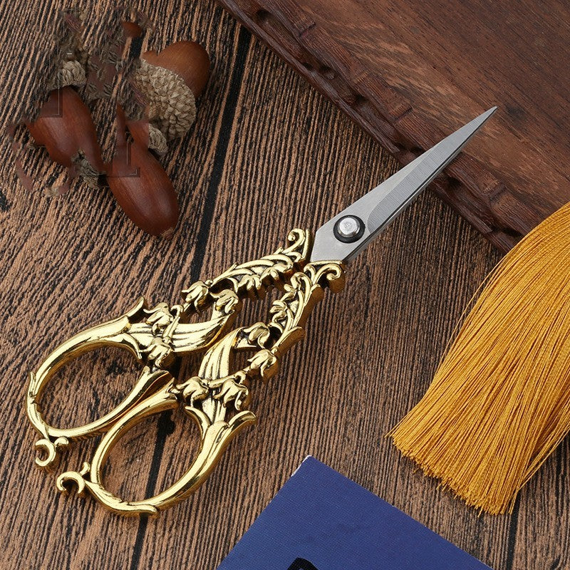 Classical Stainless Steel Bell Flower Scissors