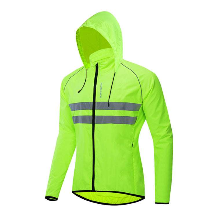 Hooded Quick-drying Windbreaker For Mountain Road Kilometer Cycling