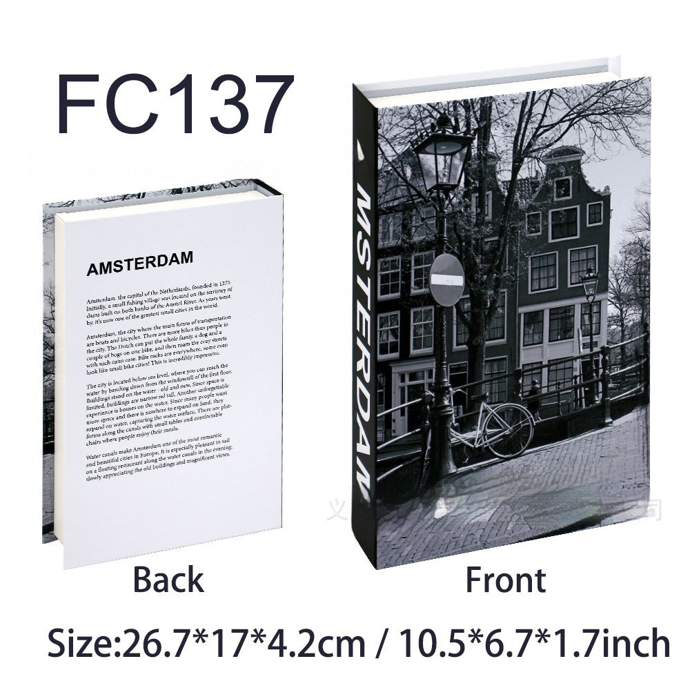 Fashion Simple Style Prop Books Fake Book Magazine Ornaments