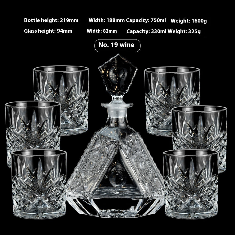 Creative Whiskey Liquor Glass Suit