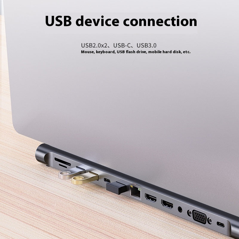 Base Type Type-c 11-in-one Docking Station