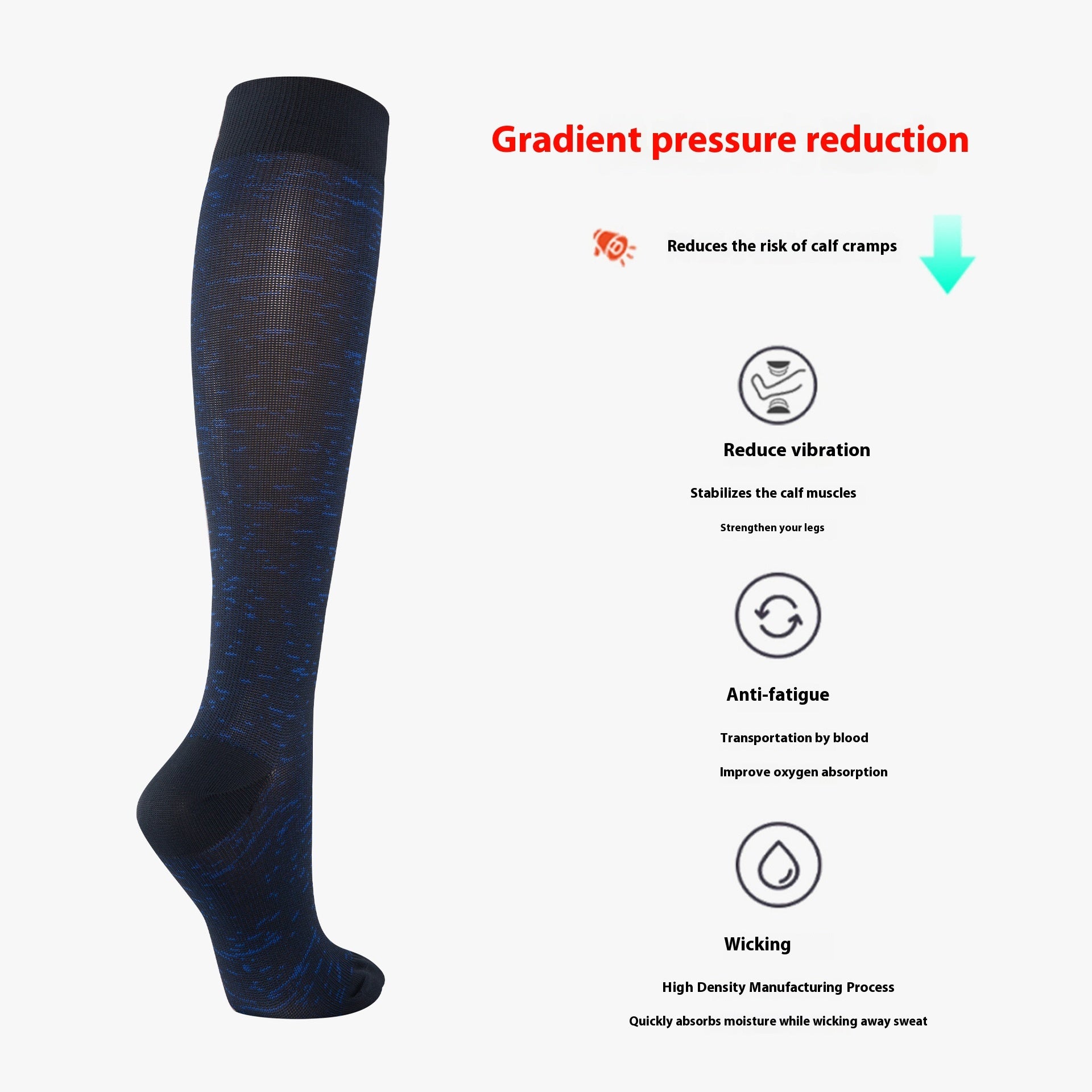 Running Skipping Rope Fitness Outdoor Sports Muscle Energy Calf Socks