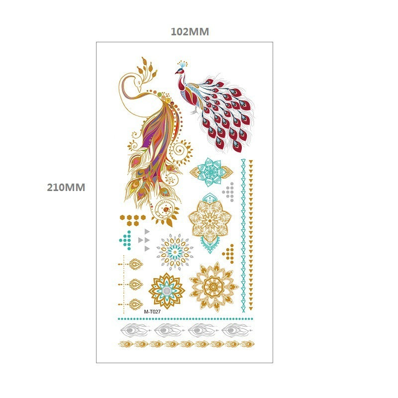 Gliding Tattoo Sticker Water Transfer Waterproof Tattoo Sticker