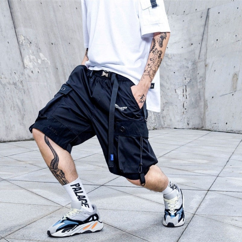 Cargo Shorts Multi-pocket Five-point Pants