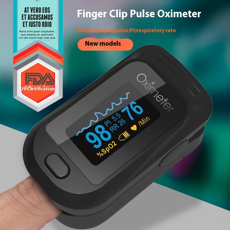 Finger Pulse Oxygen Saturation Monitor