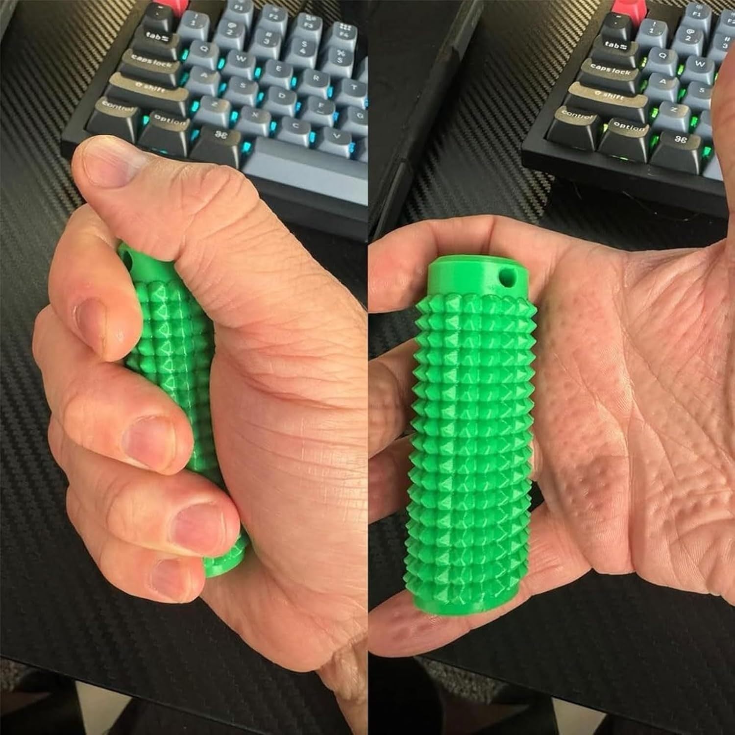 Portable Fingertip Decompression Keychain