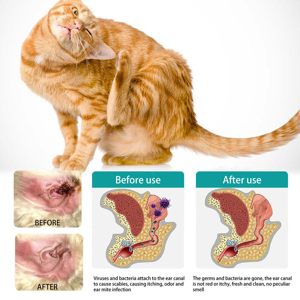 Pet Ear Cleaning Finger Stall Cleaning Cat Dog Ear Mite Earwax Care Meatus Acusticus Cleaning Finger Stall