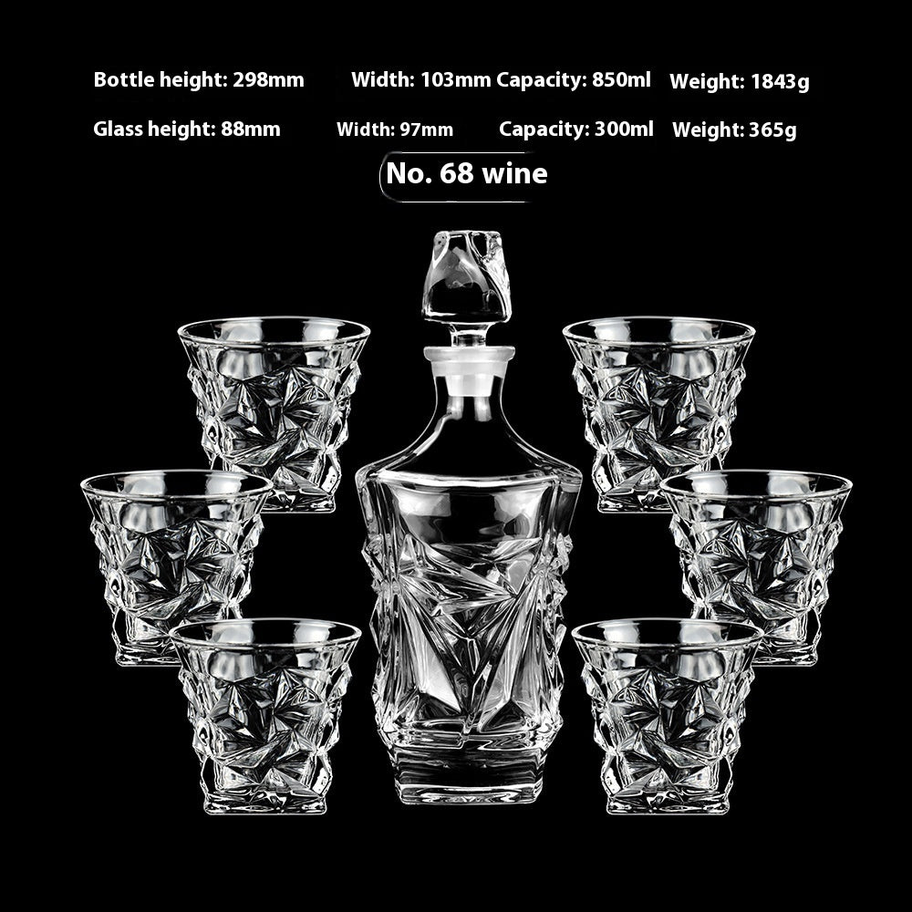 Creative Whiskey Liquor Glass Suit