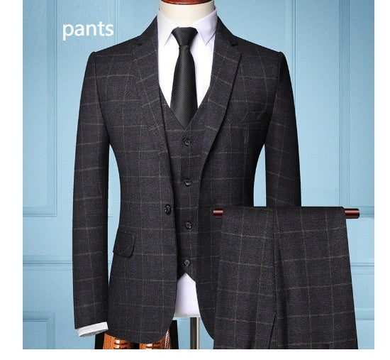 Three-piece suit for men