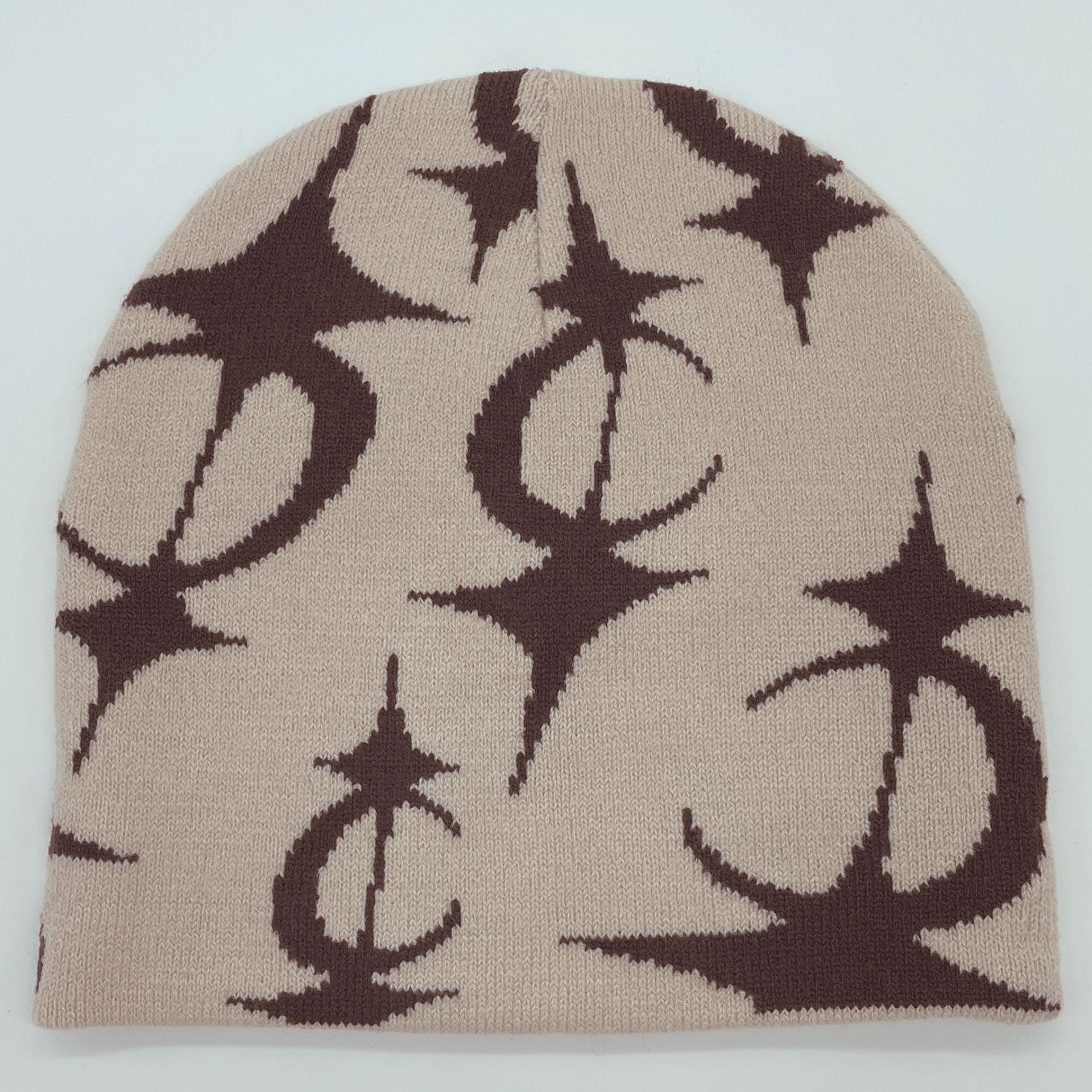 Five Pointed Star Men's And Women's Jacquard Knitted Hats