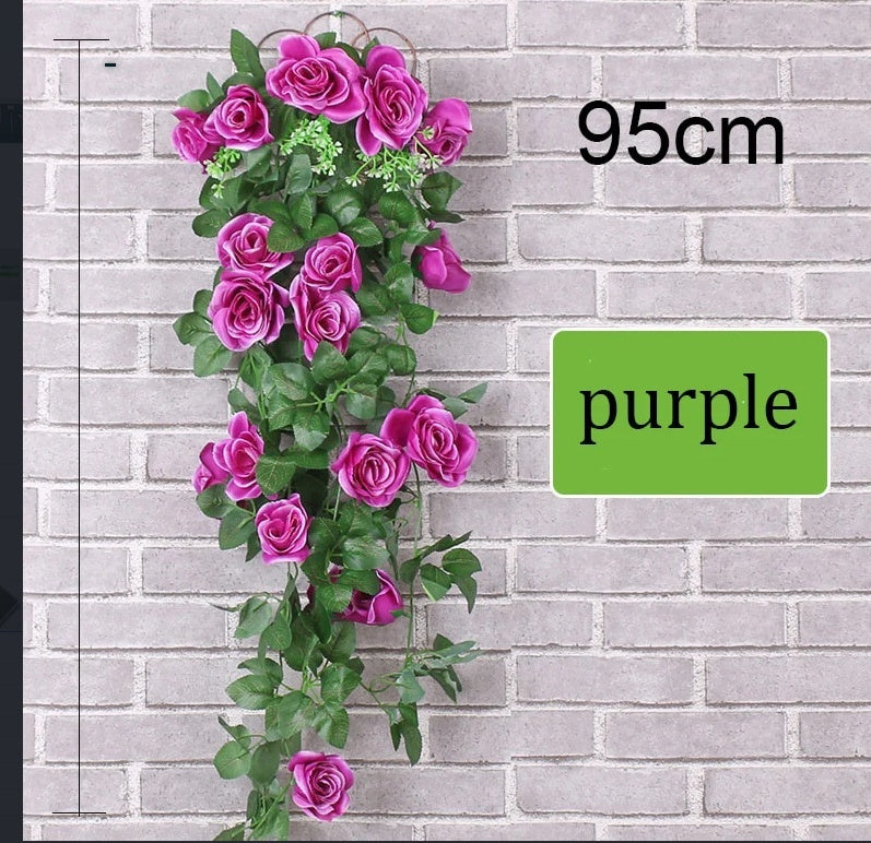 Simulation Four-petal Flower Bundle Wall Decorative Hanging