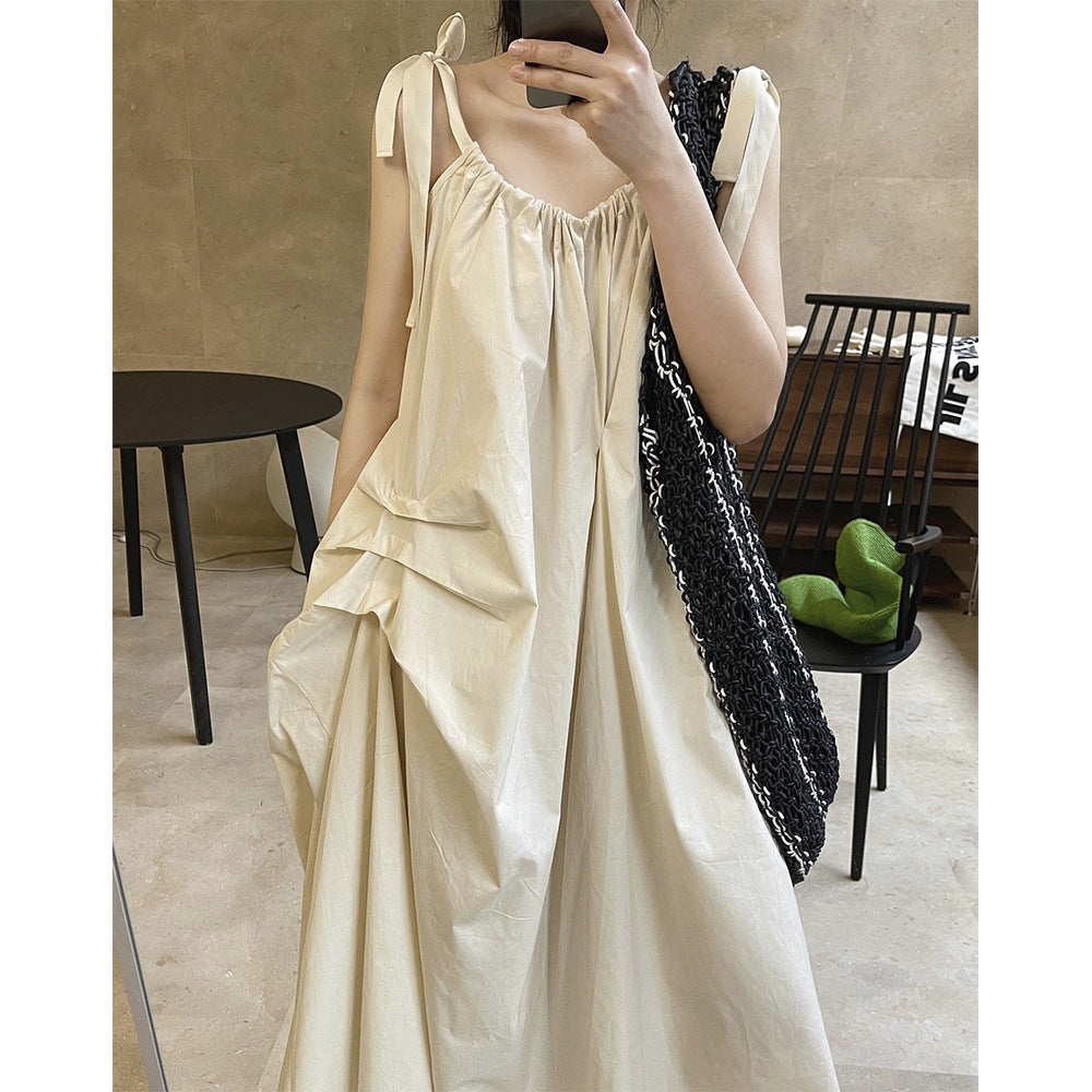 Women's Irregular Design Adjustable Lace Up Dress