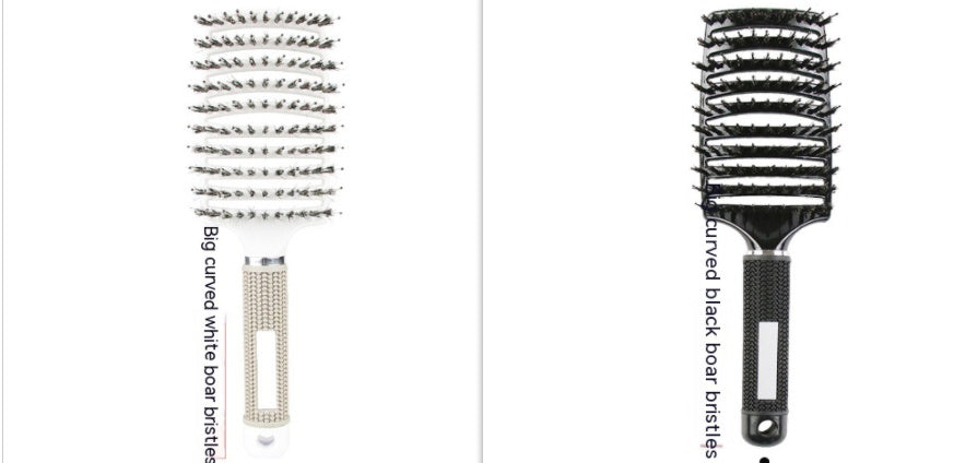 Big Curved Comb Bristle Massage Comb Eight Claws