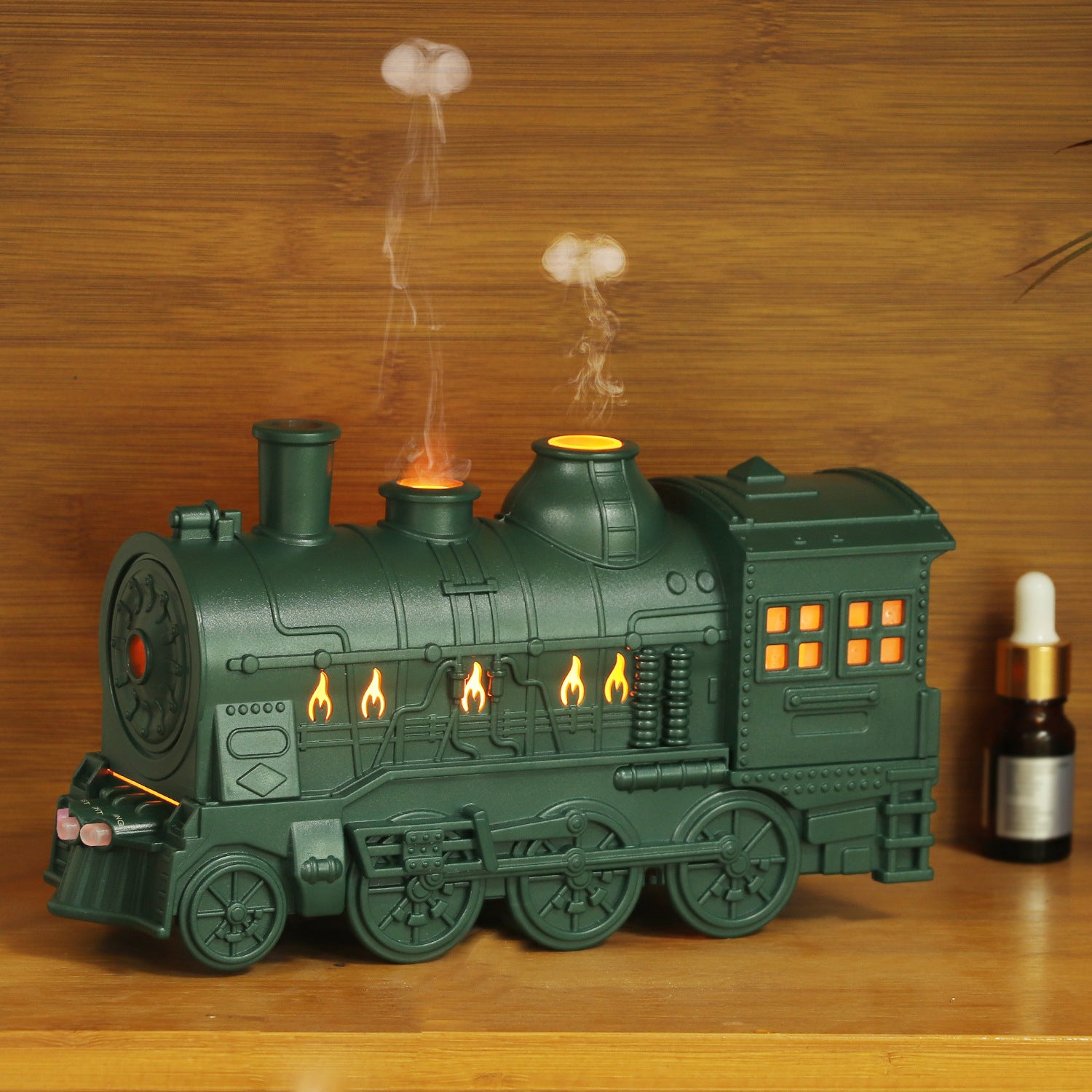 Home Retro Creative All-match Spray Spit Circle Small Train