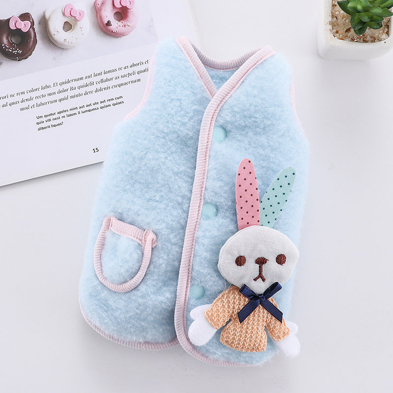 Pet Dog Cat Clothes Autumn And Winter Teddy