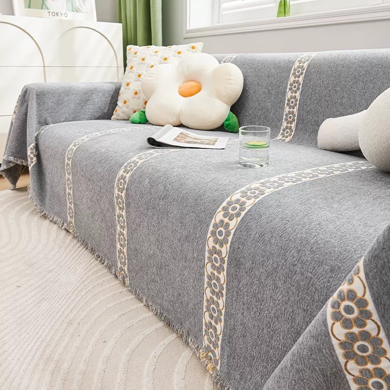 Home Fashion Personality Chenille Sofa Cover Towel