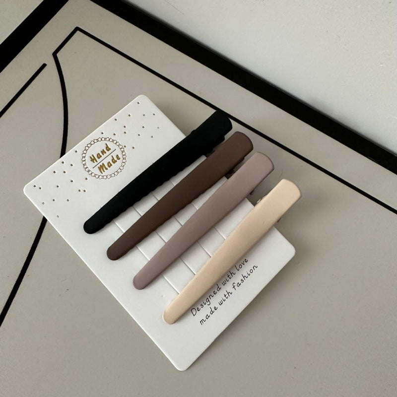 Coffee Color Series Barrettes Combination Retro Temperament