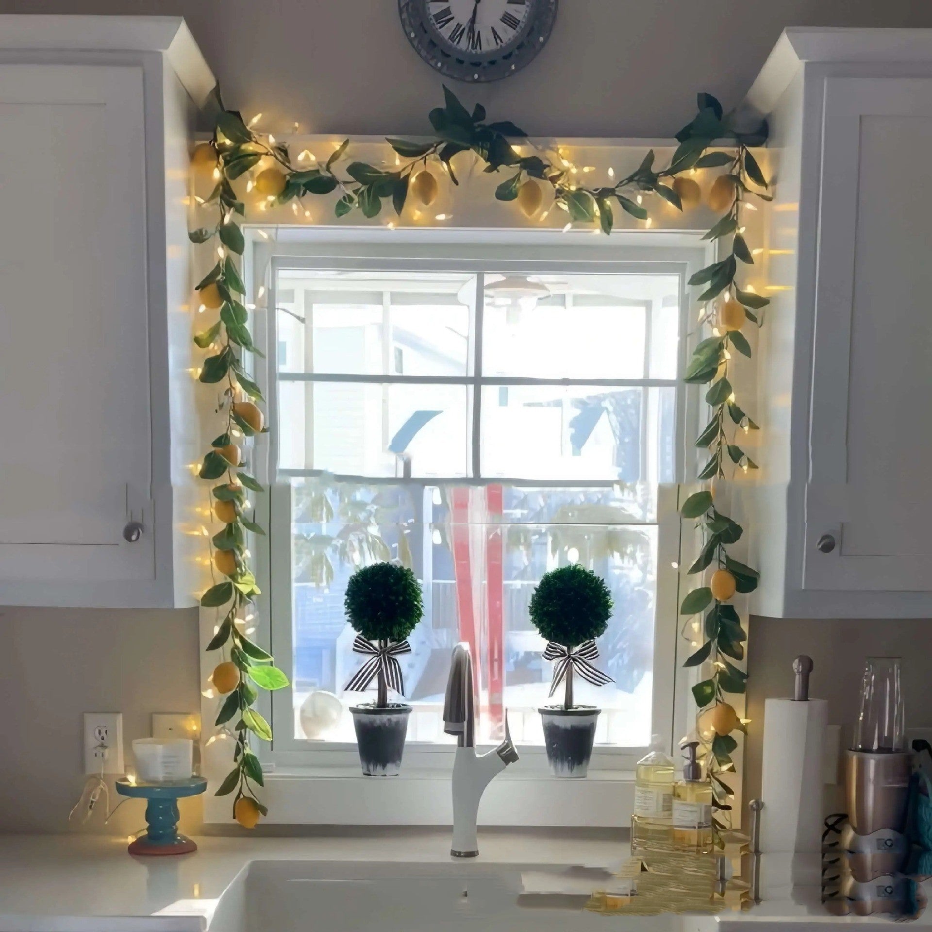 Glitter Charm Valance Window Sill Decoration Garland