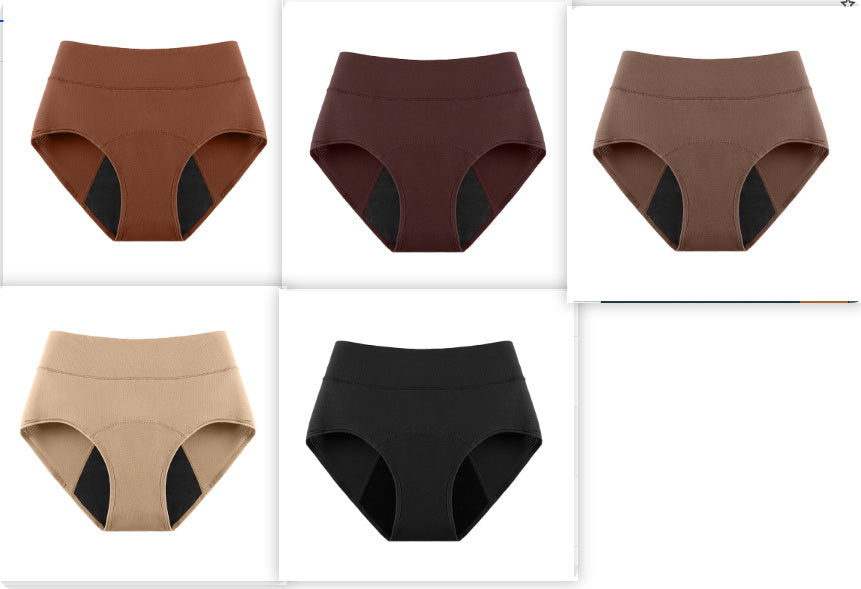 3-layer Absorbent Menstrual Women's Underwear With Breathable Holes