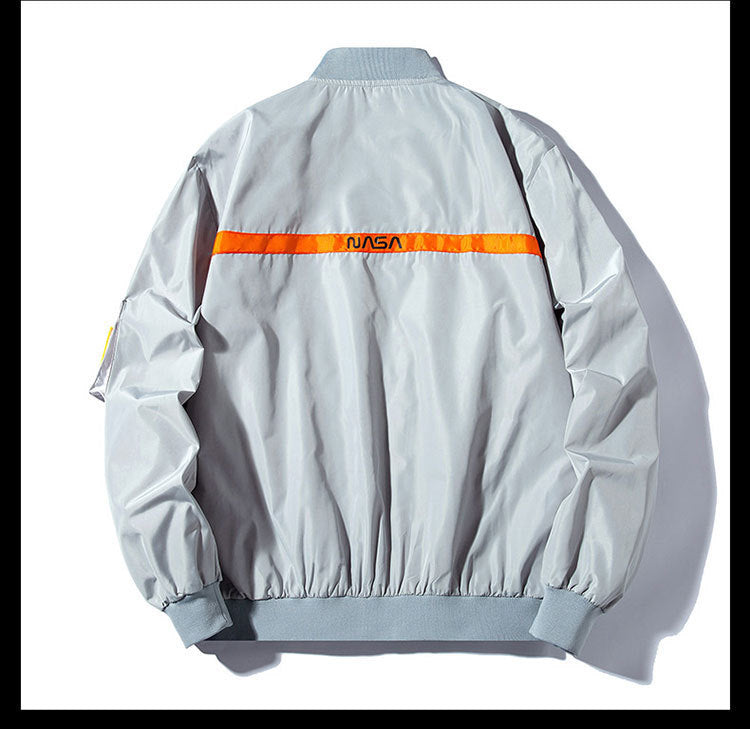 Spring and autumn men's bomber jacket men's astronaut overalls men's and women's overalls astronaut air force one