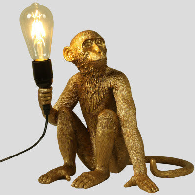 Shop Decoration Lights Animal Twine Monkey Chandelier