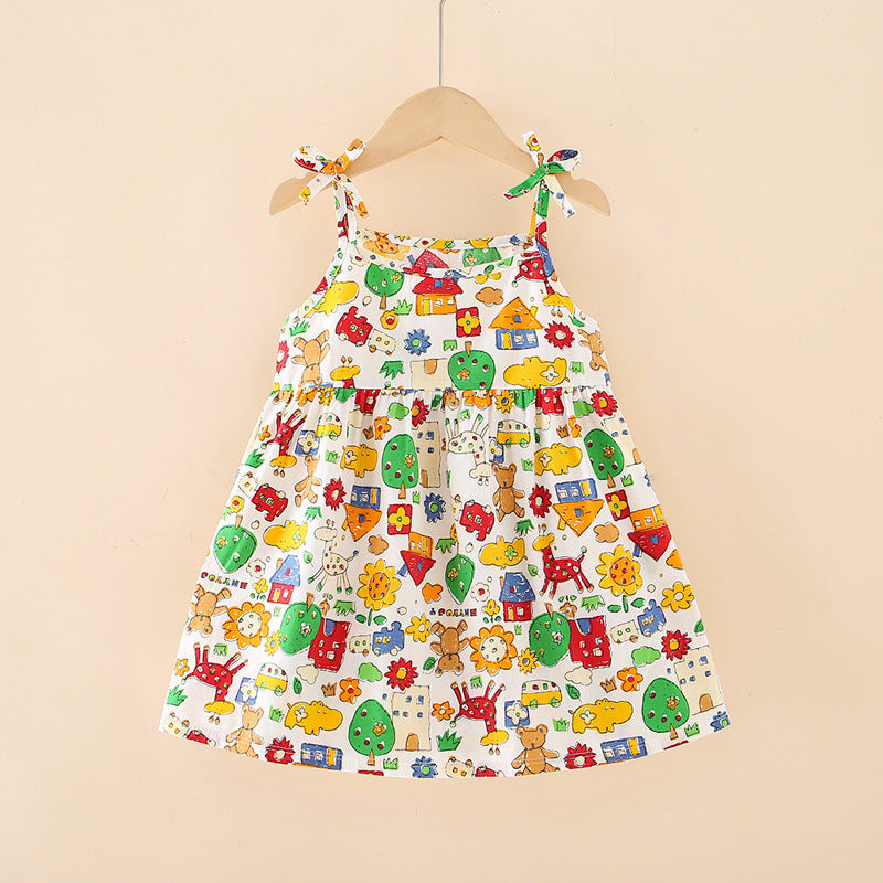 Children's Ins Style Princess Suspender Dress