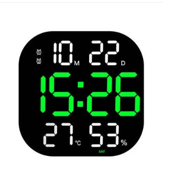 Clock Fashion Living Room Wall Simple LED Color