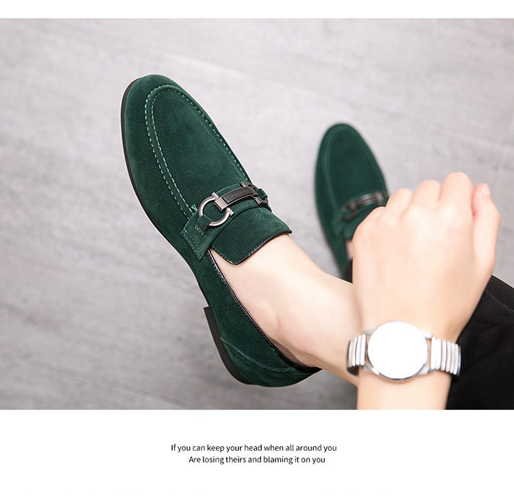 Spring Men's Matte Leather Shoes