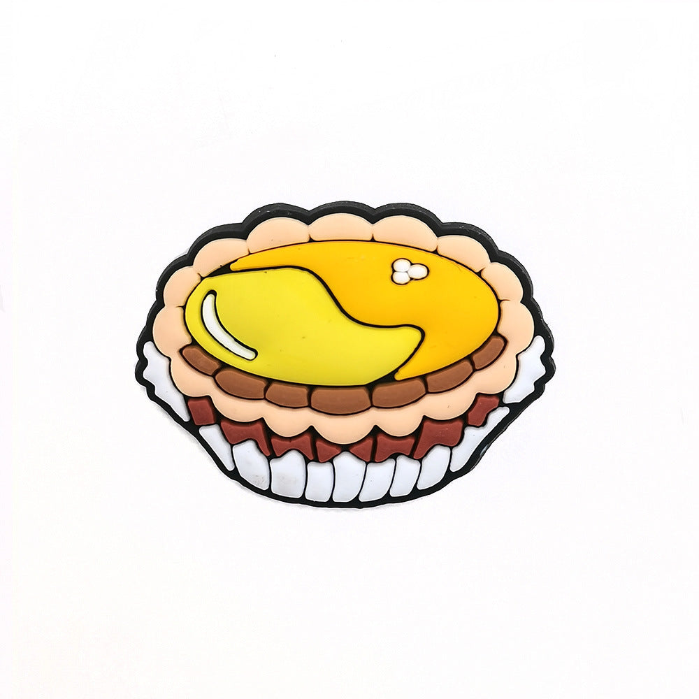 Cartoon Food Hole Shoes Shoe Ornament Shoe Buckle PVC Eva Sandals Decorative Accessories