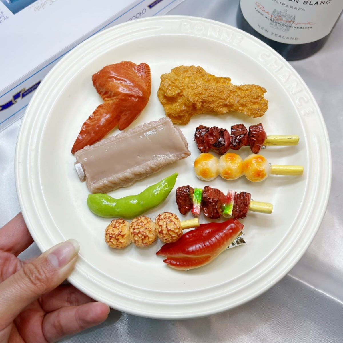 Creative Food Barrettes Seafood Funny