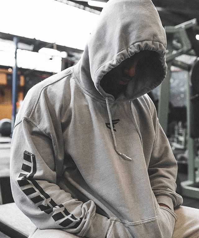 Men's Casual Hooded Black Jacket Hoodie