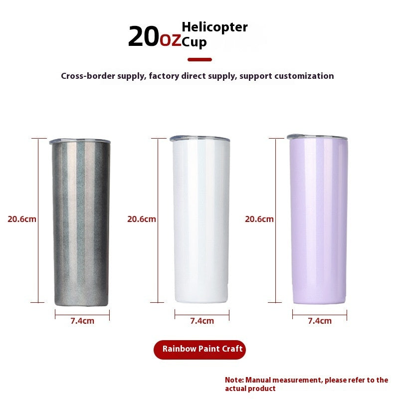 20oz Portable Insulation Cup Sublimation Straight Cup Slimming