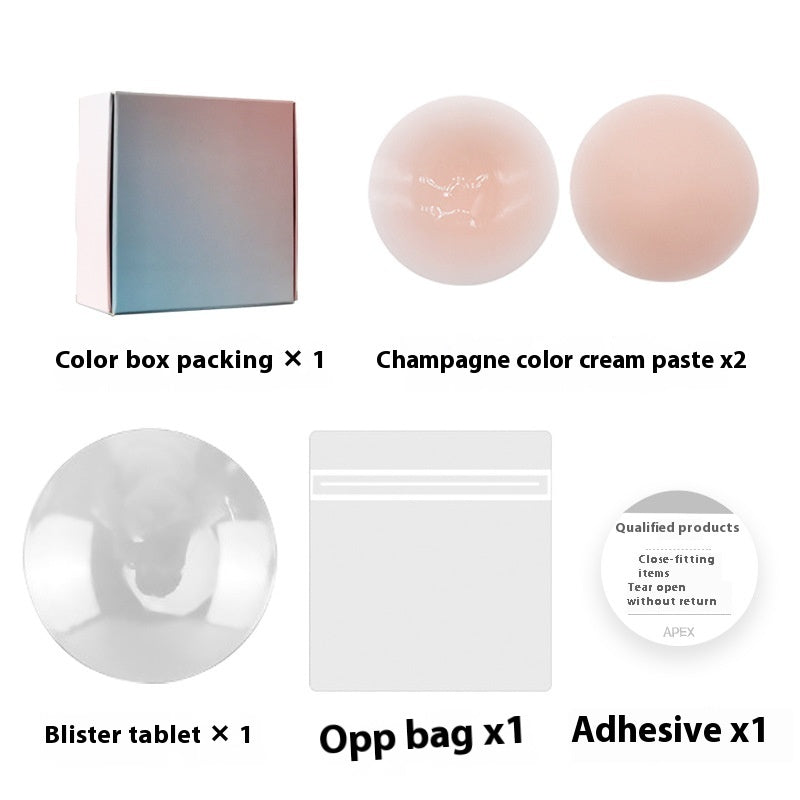 Anti Glare And Traceless Solid Silicone Nipple Patch