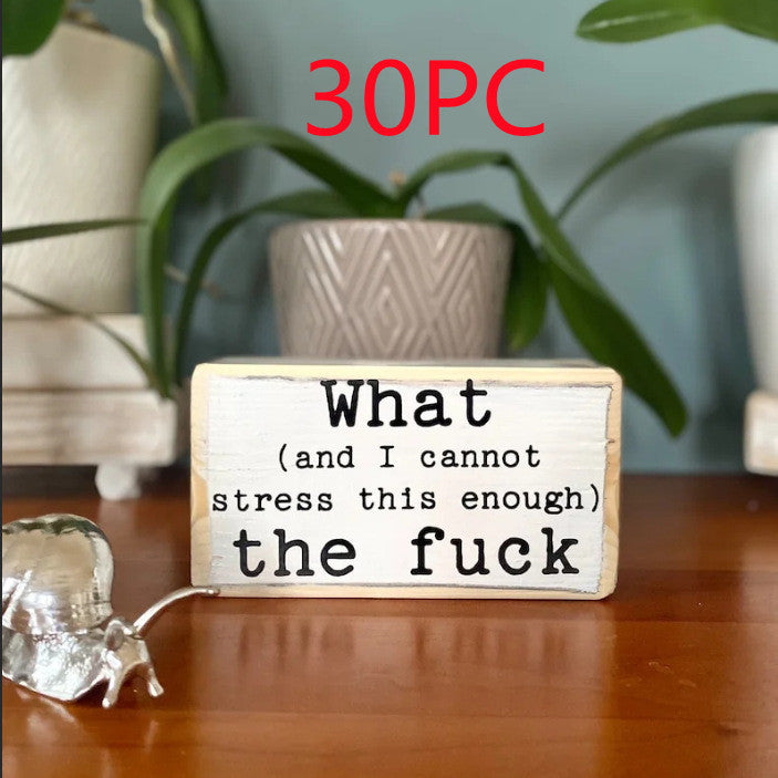 English Letters Desktop Ornaments