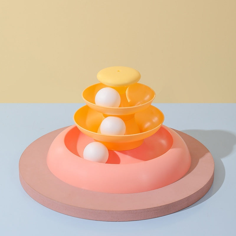 Cat Toy Self-Hi Relieving Stuffy Cat Turntable