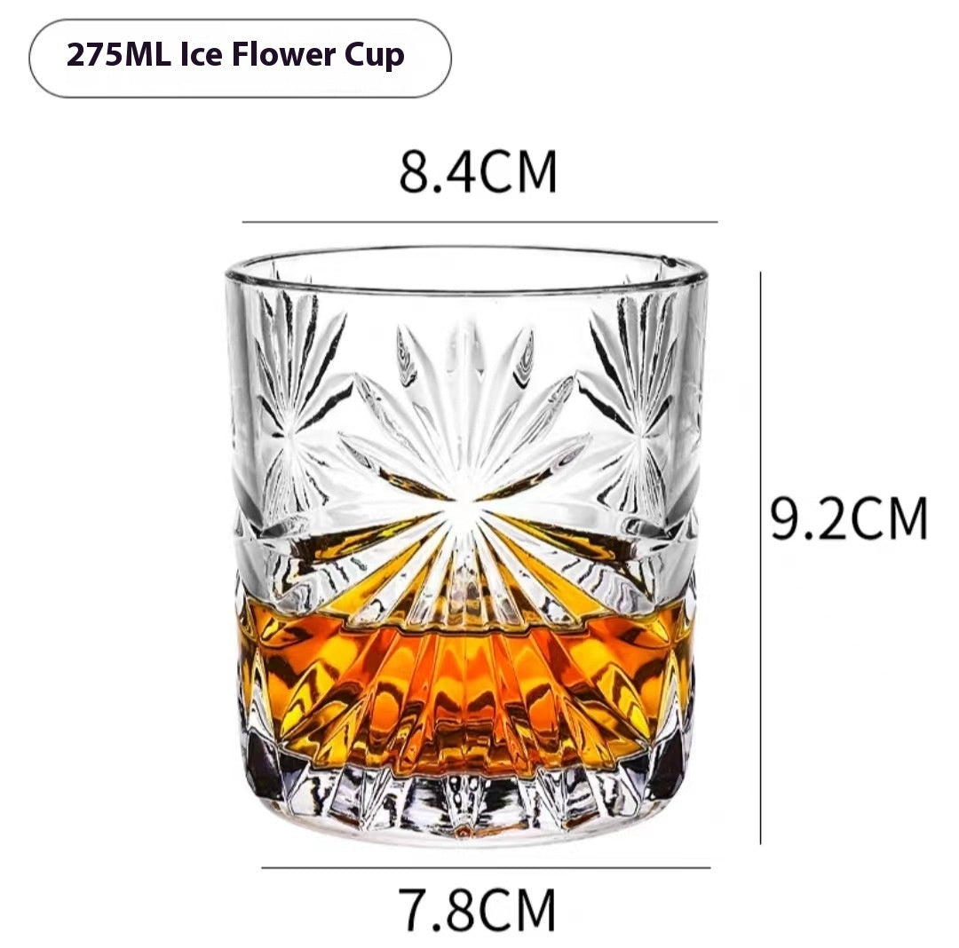 Whiskey Pure Drink Internet Celebrity Beer Brandy Glass Household High-end Classical Foreign Wine Bar Cup