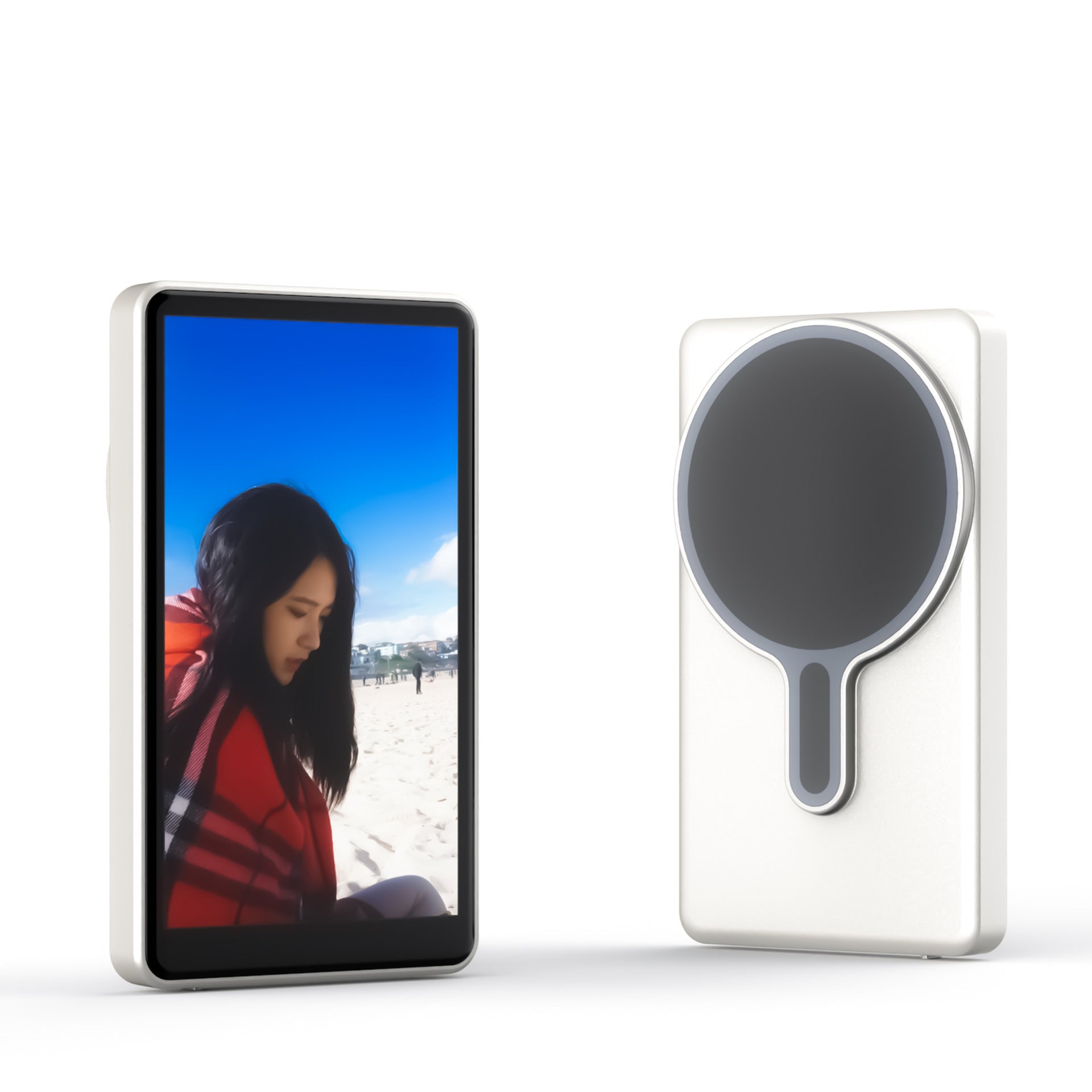 Magnetic Suction Wireless Mobile Phone Rear Selfie Multi-monitoring Device