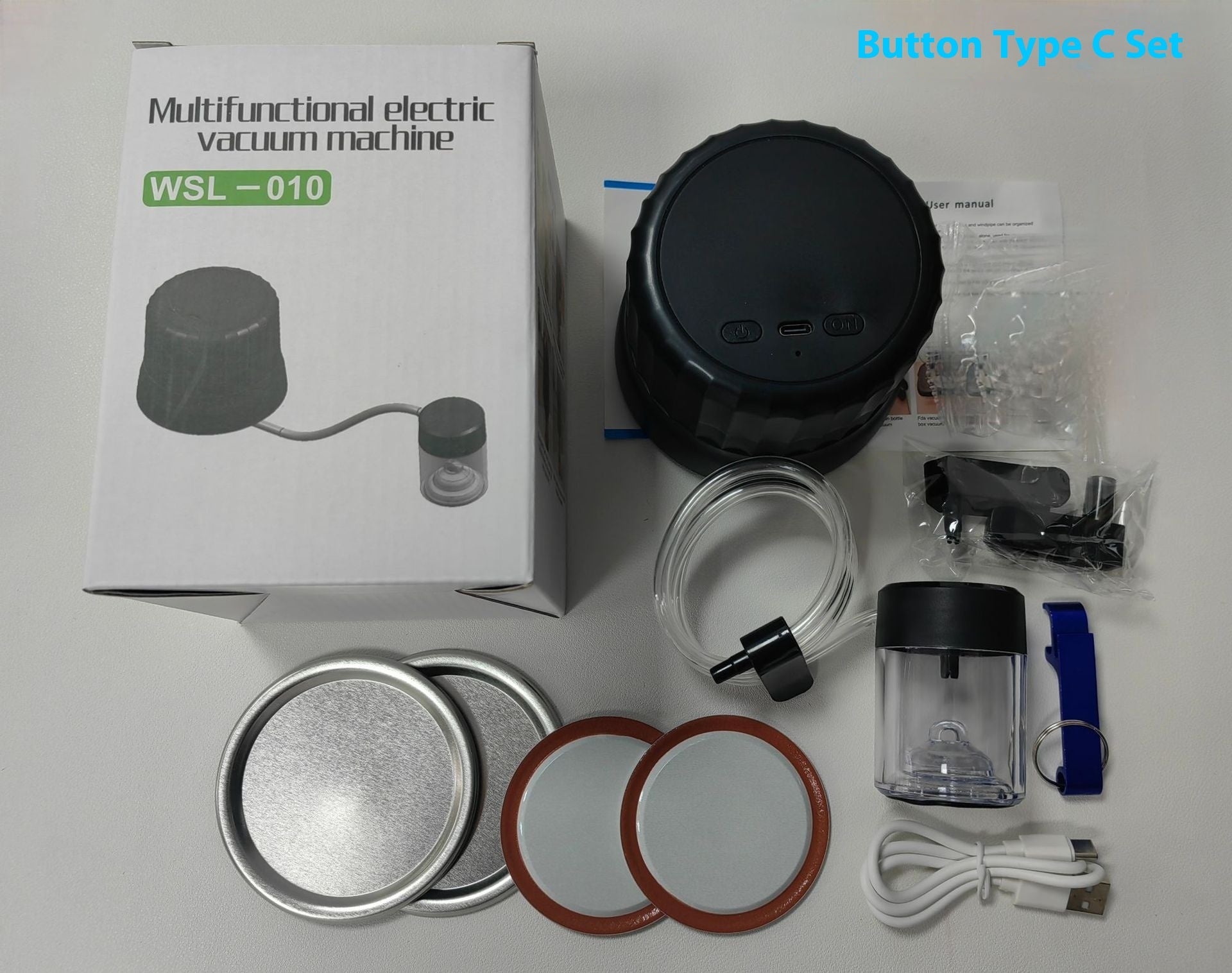 Electric Mason Jar Vacuum Sealing Machine Automatic Integrated