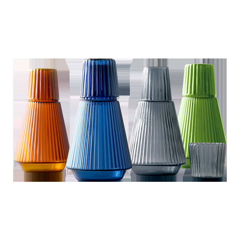 Colored Heat-resistant Glass Water Pitcher Household