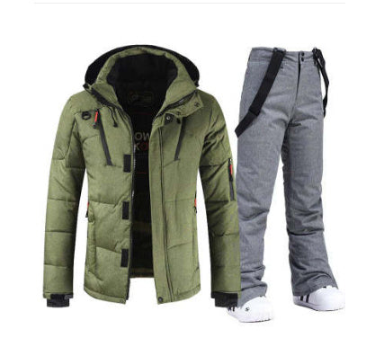 Men's Down Jacket Short Outdoor Sports Slim Fit Hoodie