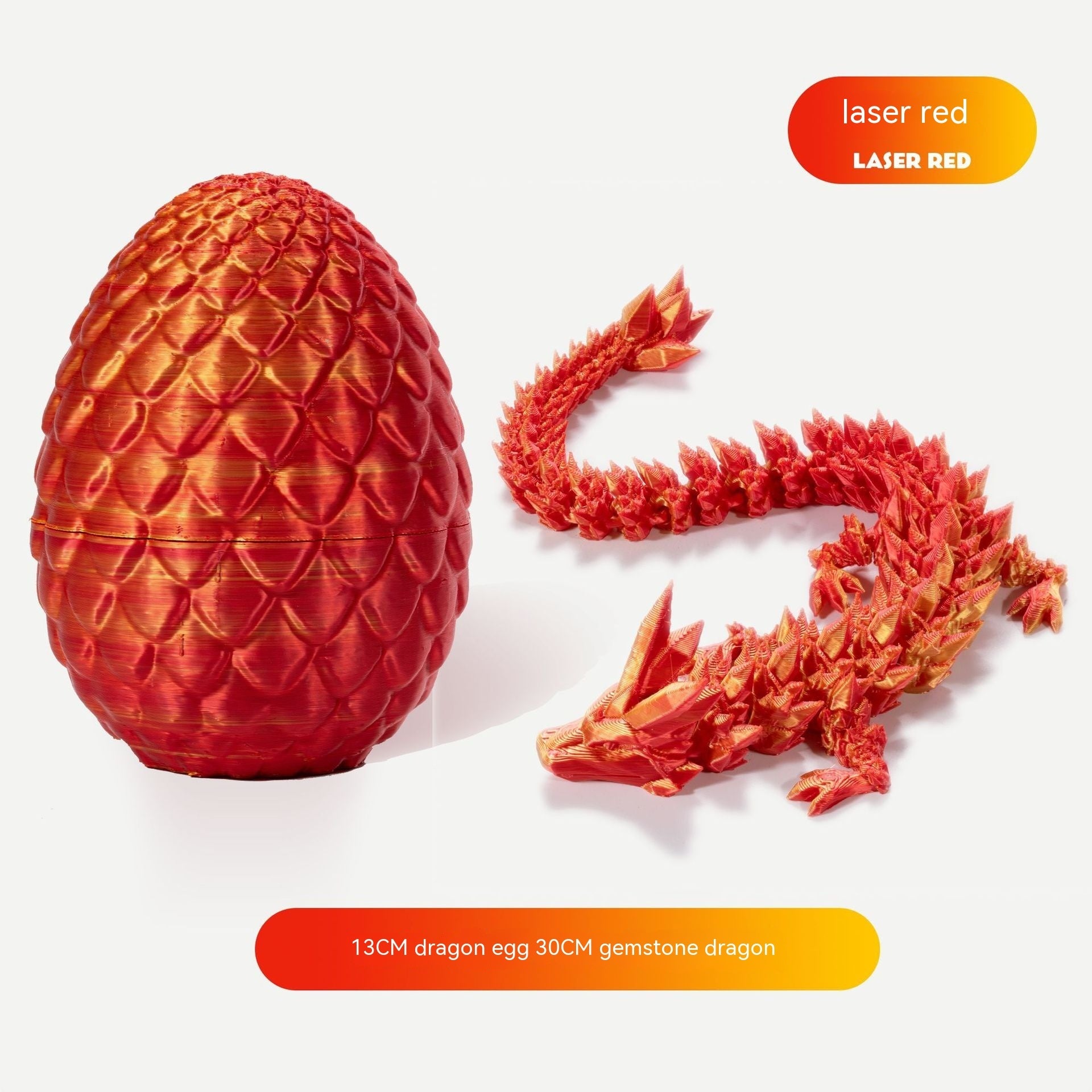3D Printing Dragon Egg Dragon Gift Set Gem Dragon Decoration Hand-made Gift Color Decorative Creative Fashion Play