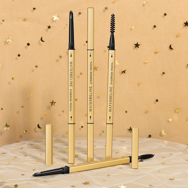 Double-headed Eyebrow Pencil Ultra-fine Pen Point Ultra-fine Waterproof Sweat
