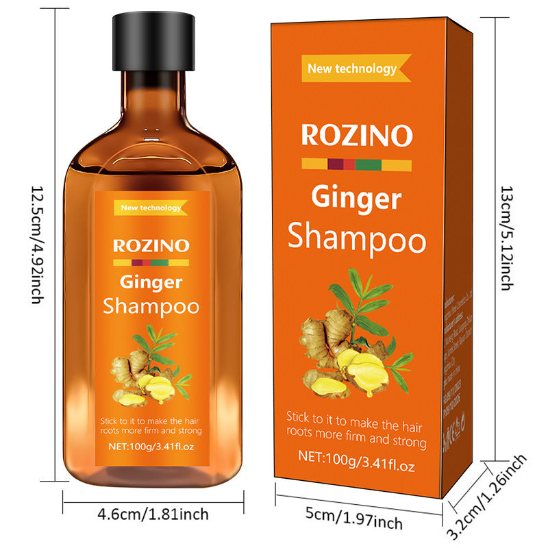 English Ginger Shampoo Anti-itching Refreshing Oil Control Anti-dandruff And Hair Fixation
