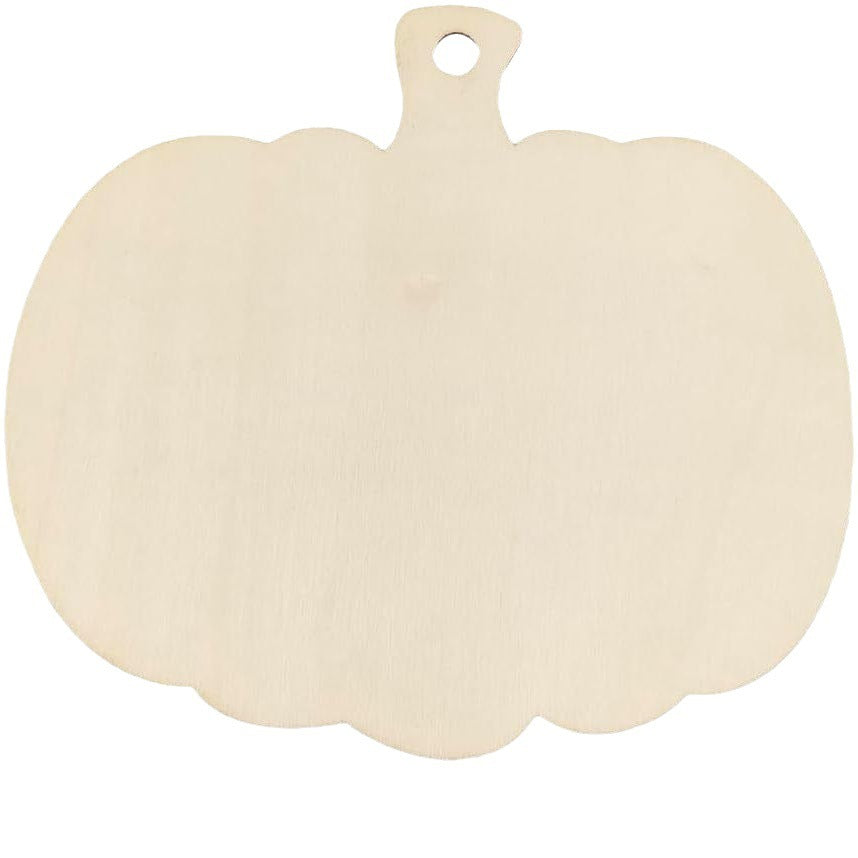 Pumpkin Wood Piece Gift Tag Home Party Decoration